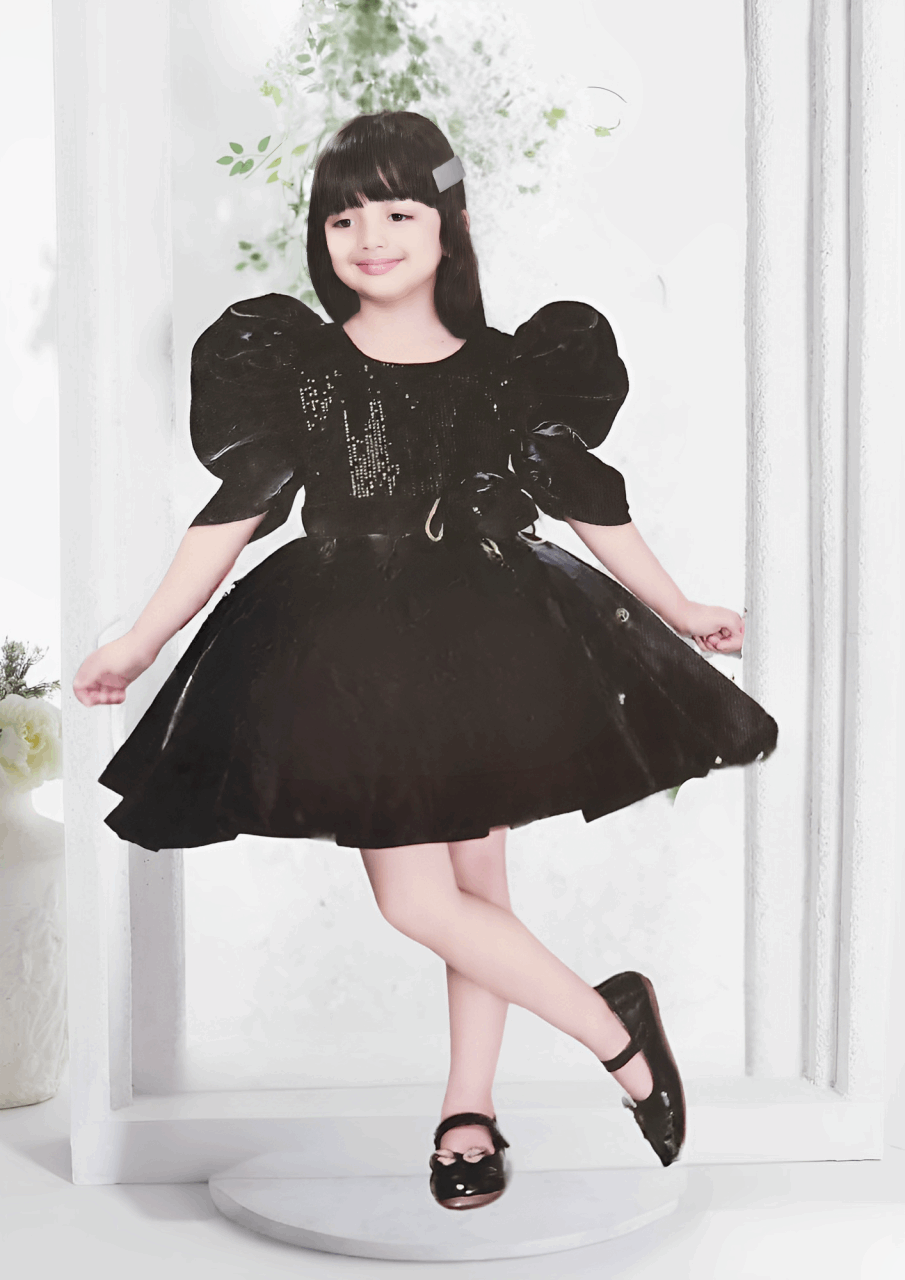 Designer Luxury Black Gown