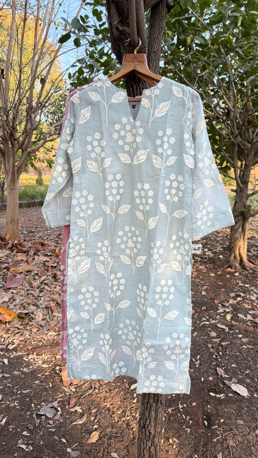 Alia Long Mul Chanderi Co ord Set 2pc Set