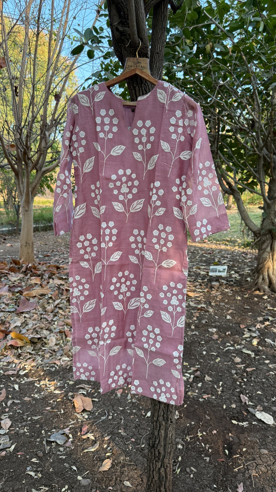 Alia Long Mul Chanderi Co ord Set 2pc Set