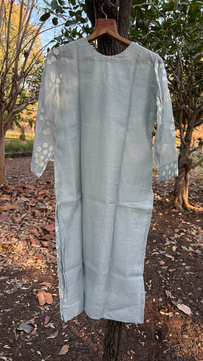 Alia Long Mul Chanderi Co ord Set 2pc Set