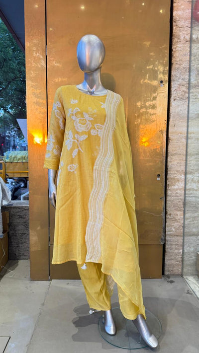 Mango Mulchanderi 3pc Suit