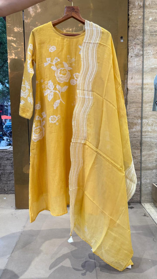 Mango Mulchanderi 3pc Suit