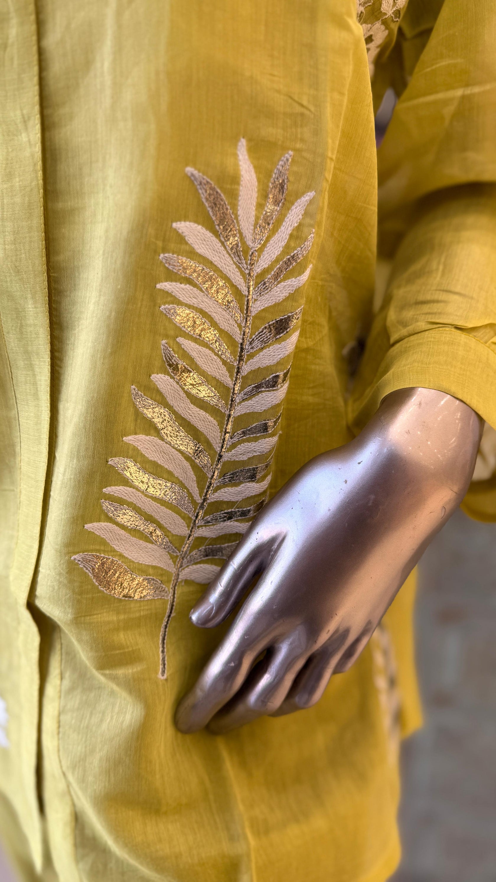 Takshvi Mul Chanderi Co Ord Set