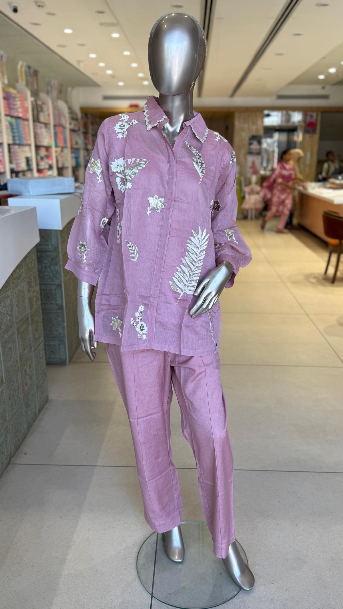 Takshvi Mul Chanderi Co Ord Set