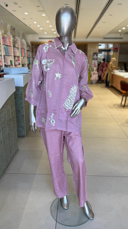 Takshvi Mul Chanderi Co Ord Set
