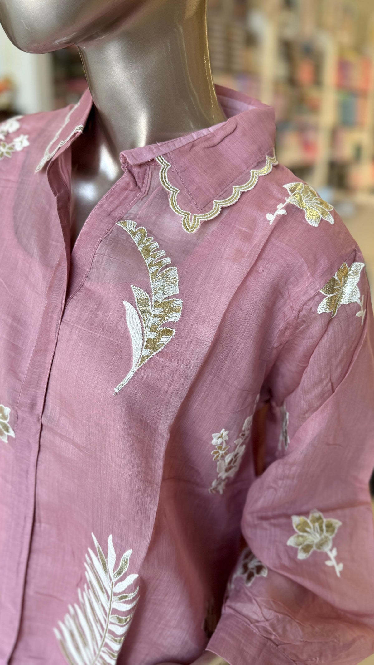 Takshvi Mul Chanderi Co Ord Set