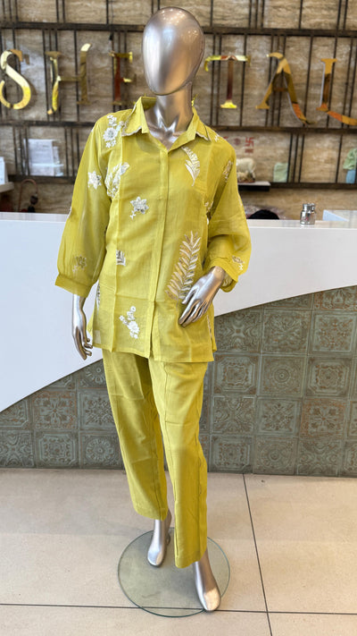 Takshvi Mul Chanderi Co Ord Set