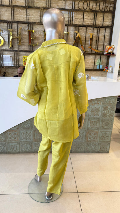 Takshvi Mul Chanderi Co Ord Set