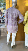 Pastel Mul Chanderi Co Ord Set