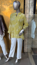 Pastel Mul Chanderi Co Ord Set