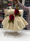 3D Flower Birthday Frock
