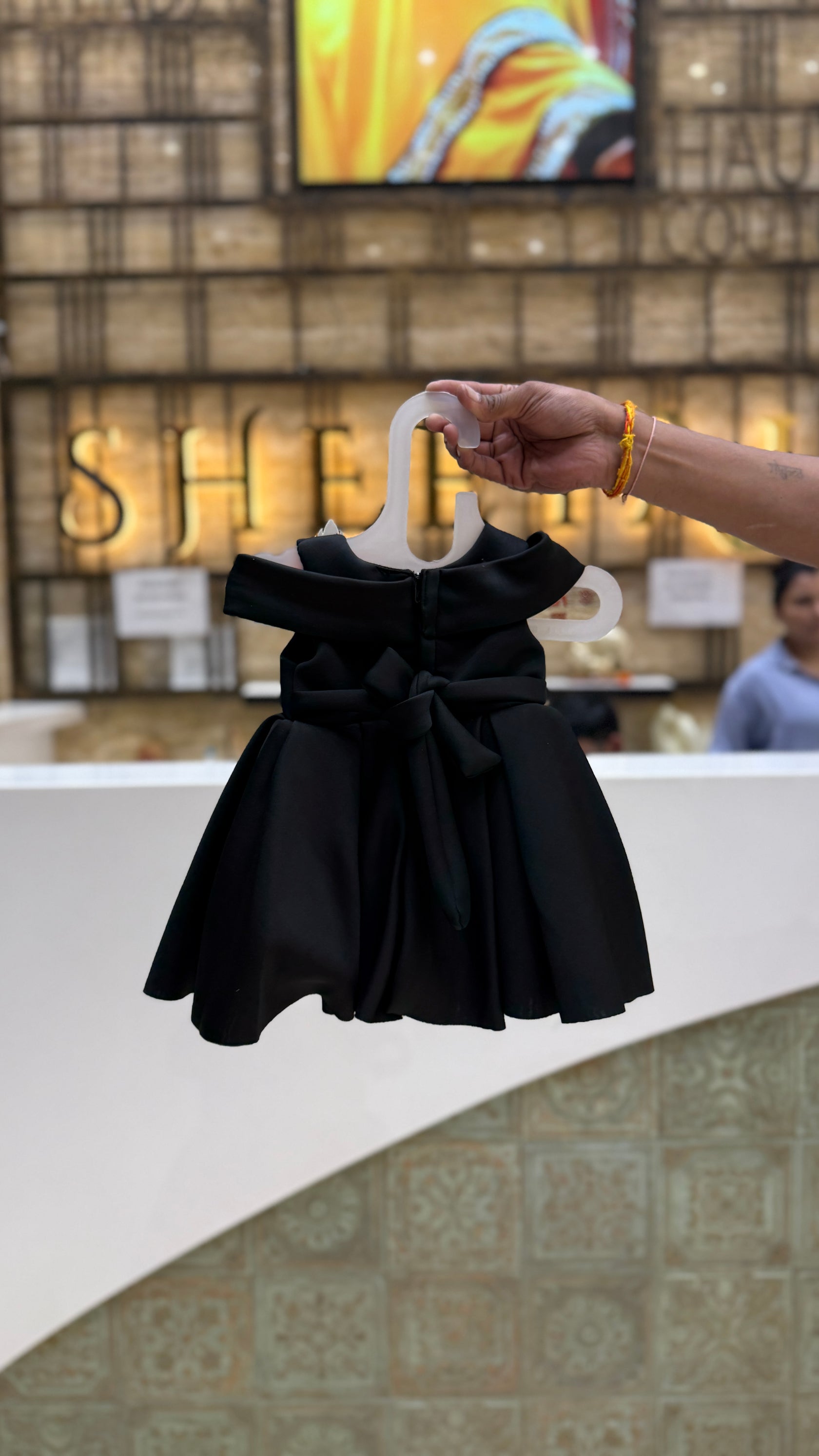 Black Rose Blossom Frock