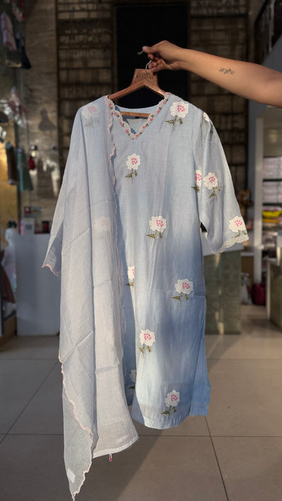 Applique Mulchanderi Suit