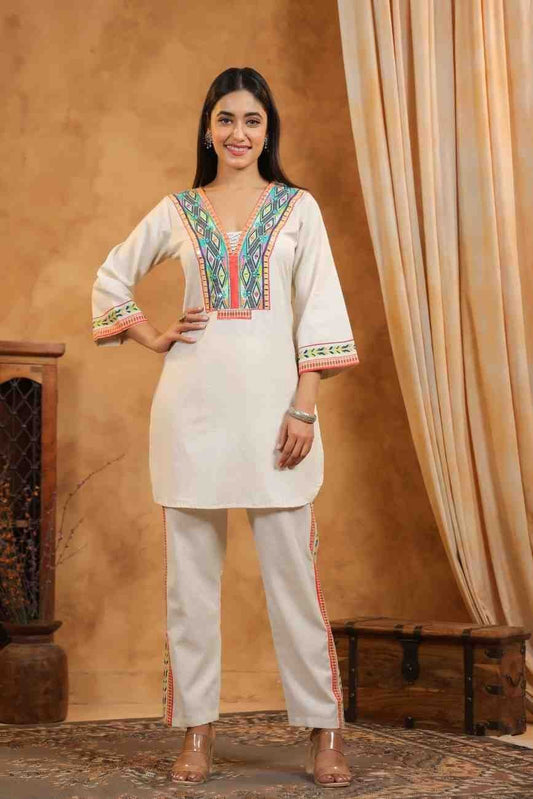 Designer Desert Bloom Co-ord Set