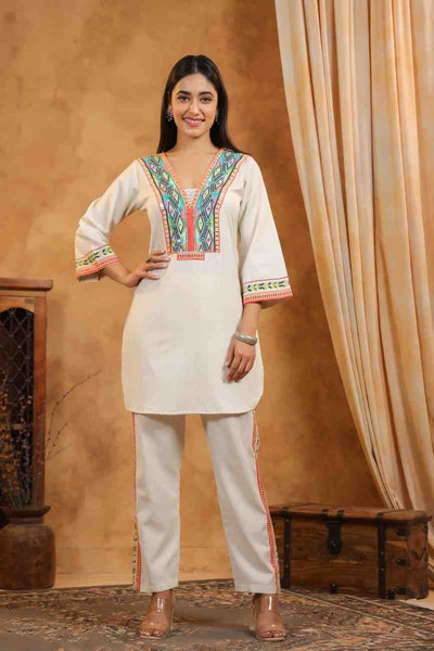 Designer Desert Bloom Co-ord Set
