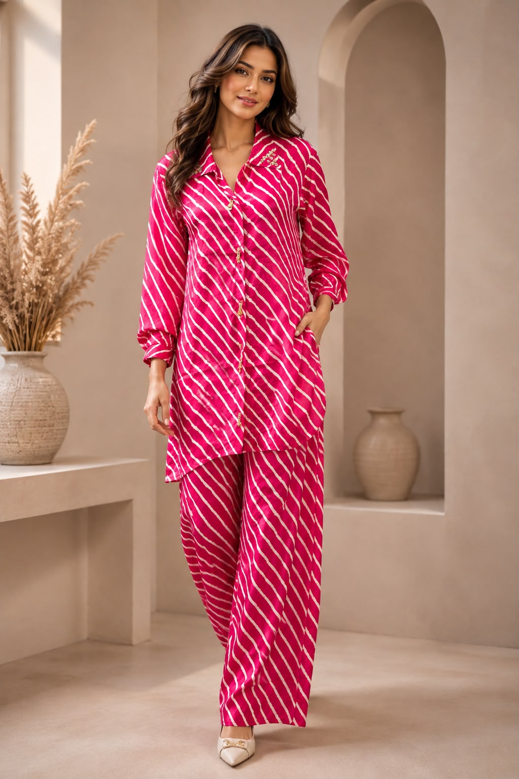 Leheriya Co-ord Set