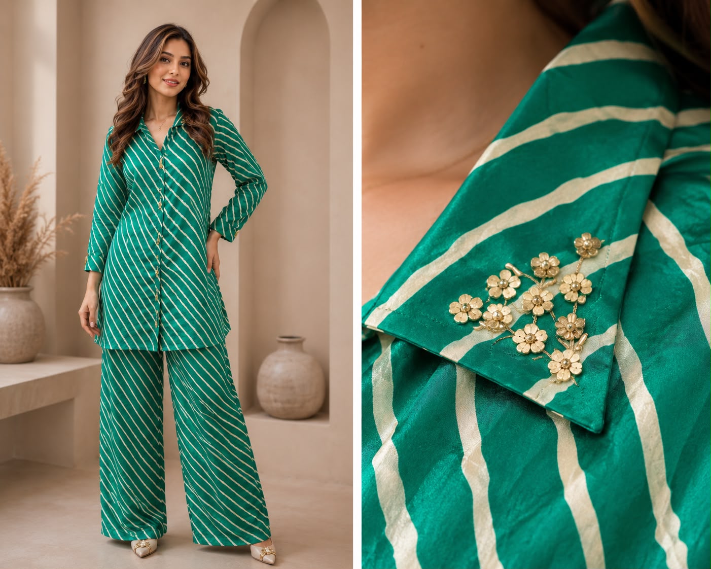 Leheriya Co-ord Set
