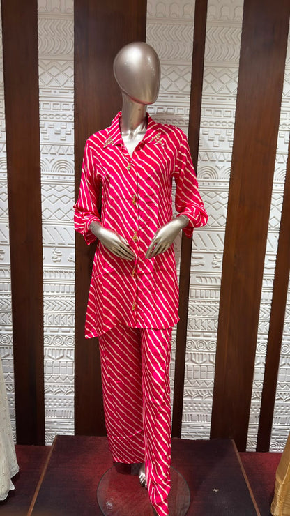 Leheriya Co-ord Set