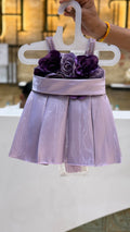 Lavender Rose Bow Frock