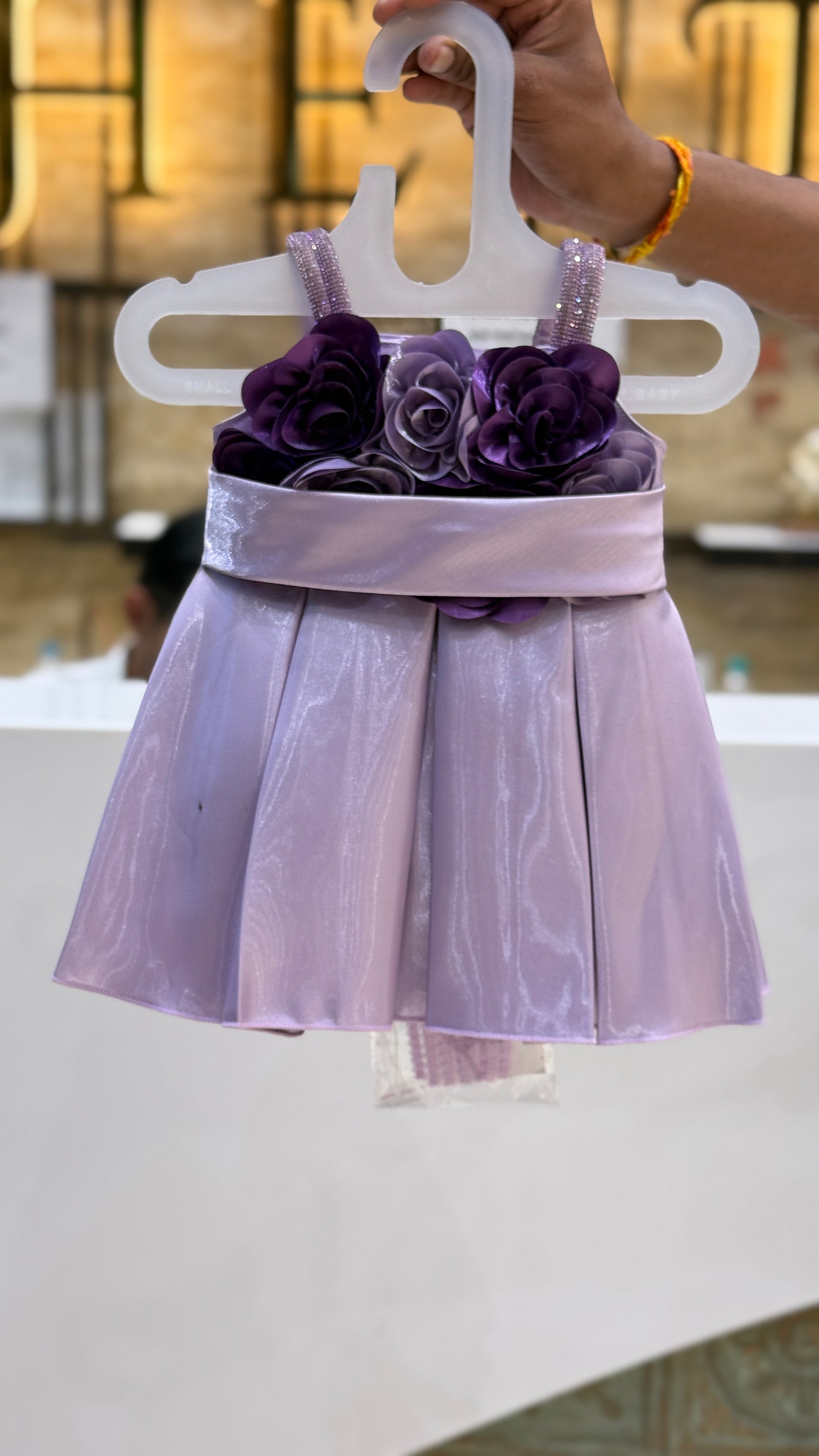 Lavender Rose Bow Frock