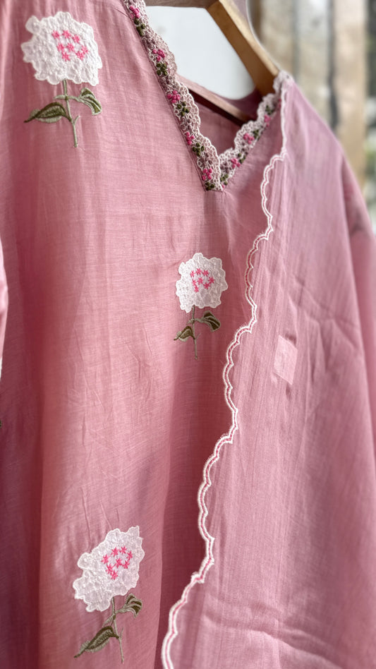 Applique Mulchanderi Suit