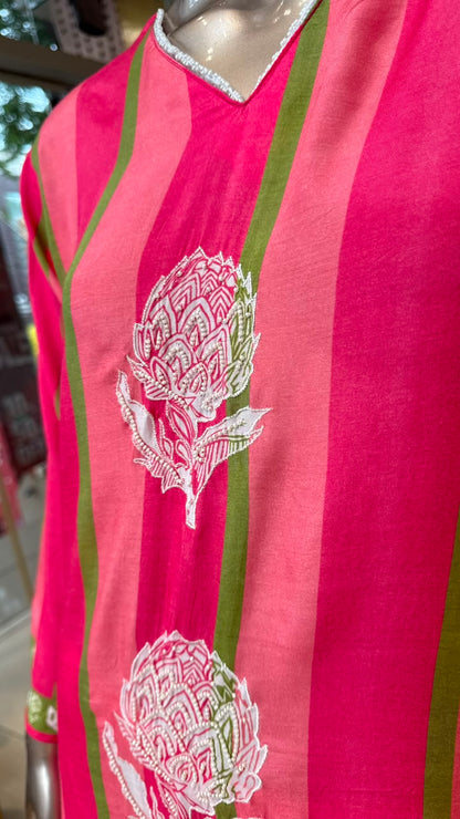 Celebrity Pink Farshi Salwar Set