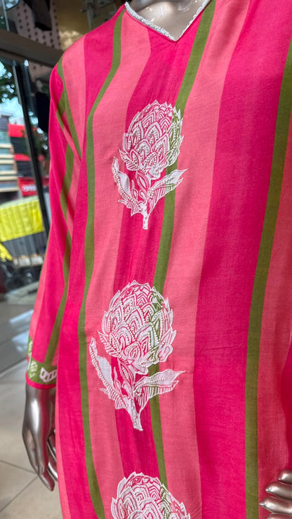 Celebrity Pink Farshi Salwar Set