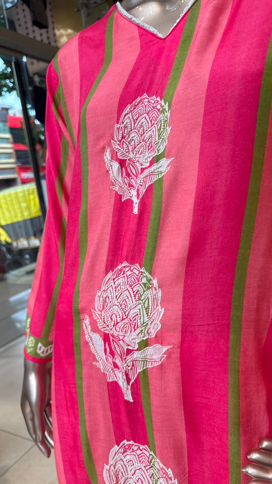 Celebrity Pink Farshi Salwar Set