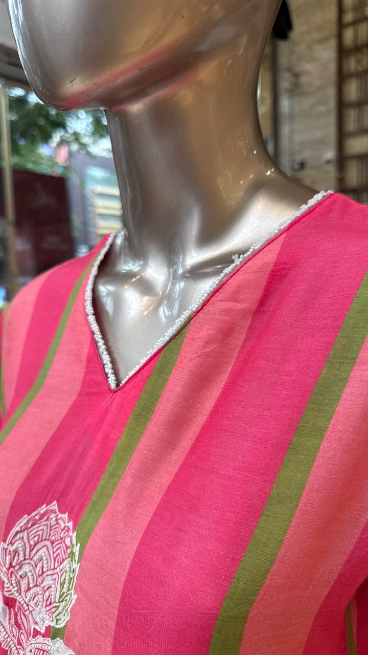 Celebrity Pink Farshi Salwar Set