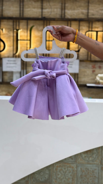 Purple Blossom Frock