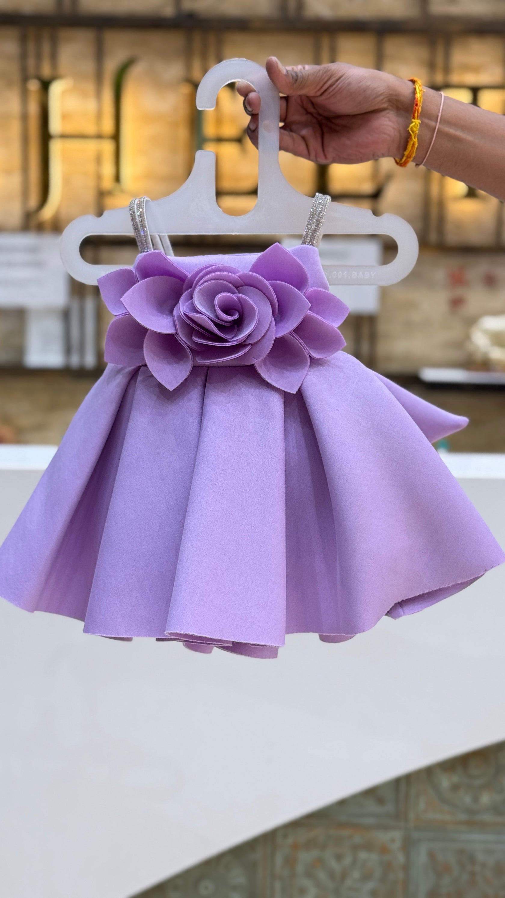 Purple Blossom Frock