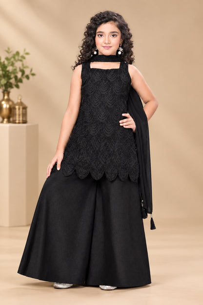 Sheetal Collection girls embroidered plazo set item 9024
