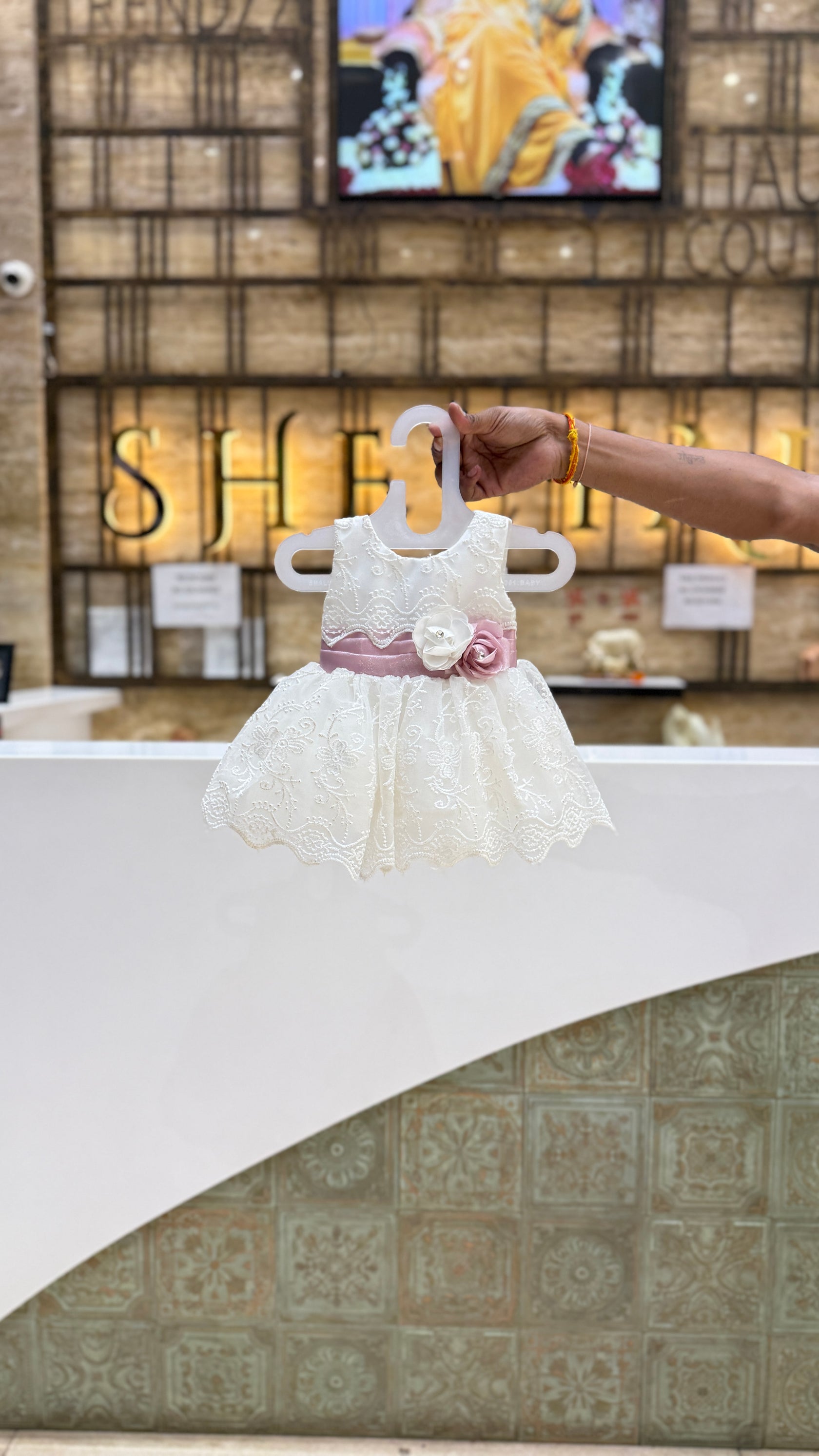White Blossom Frock