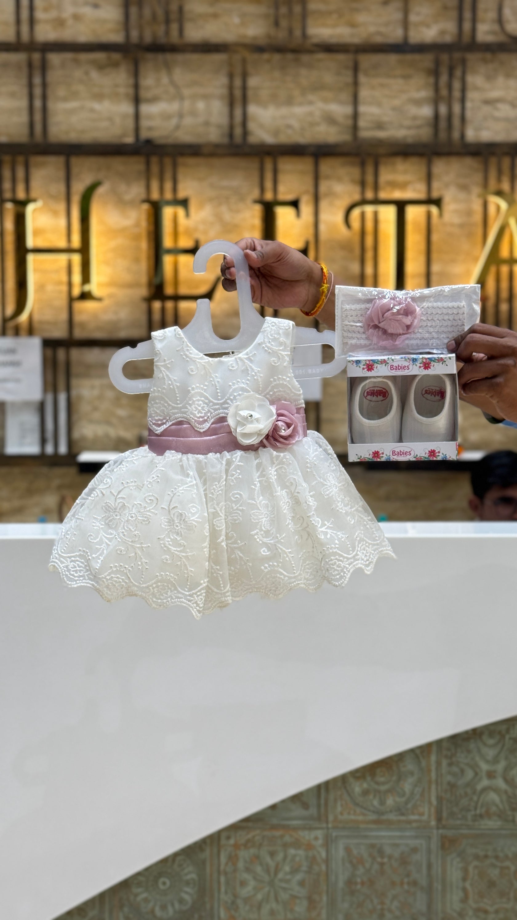 White Blossom Frock