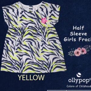 Ollypop Half Sleeves Girls Frock