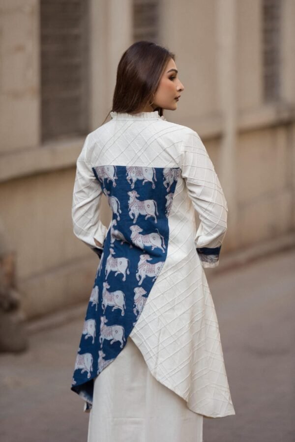 Elephant And Eagle Motif cotton flex Co-ord set - Image 6