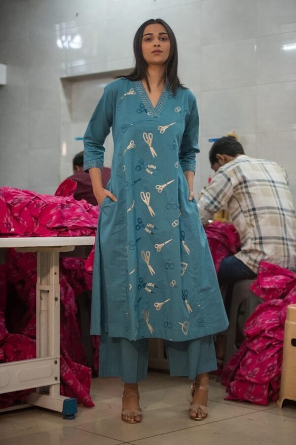 Tailor Pattern cotton Co-ord  set - Image 11