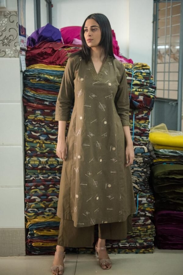 Tailor Pattern cotton Co-ord  set - Image 2